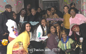!Toy Party Online Booking Menu