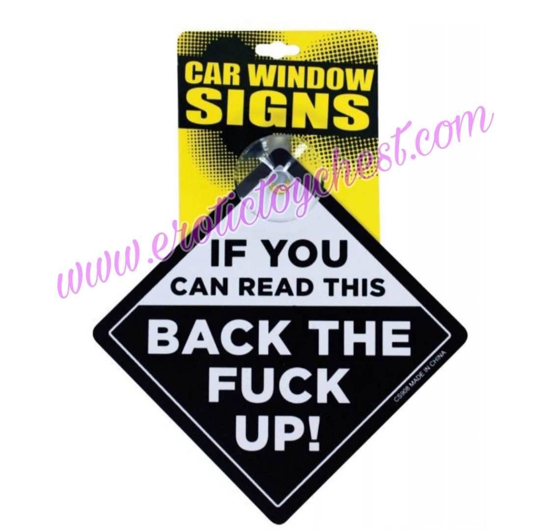 Funny Car Signs