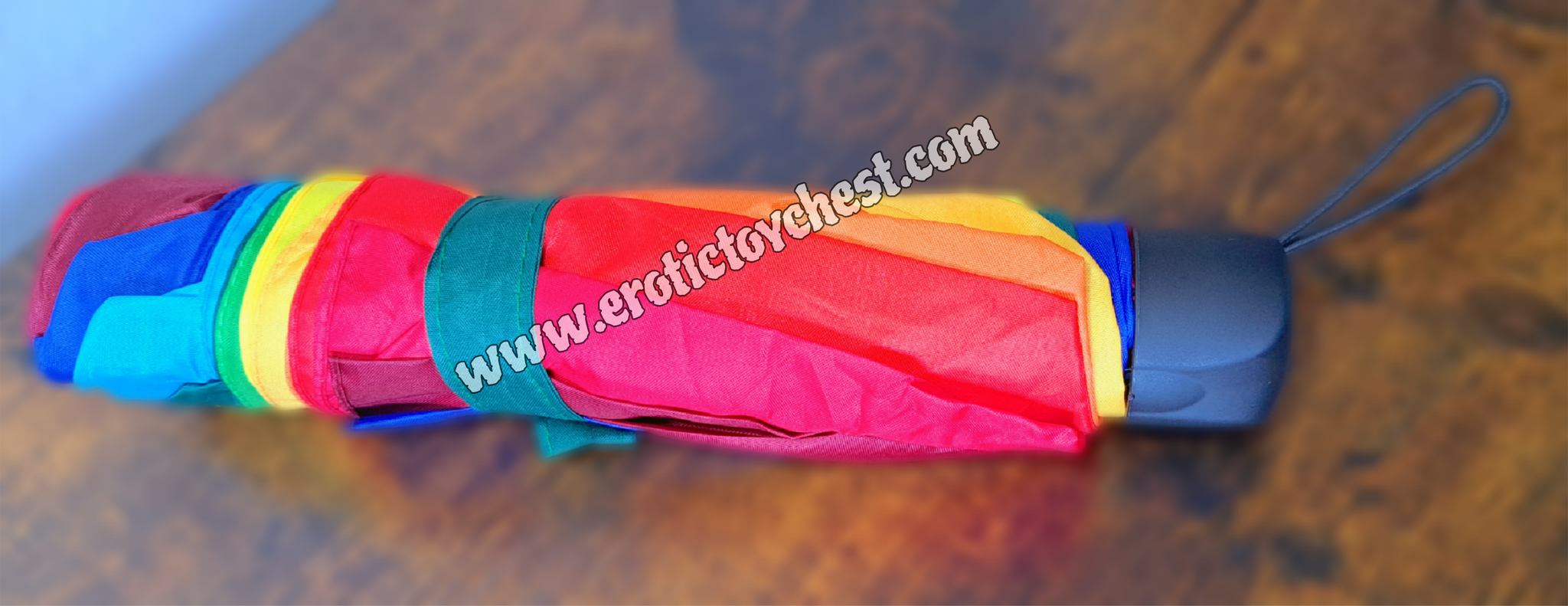 Rainbow Manual Compact Umbrella