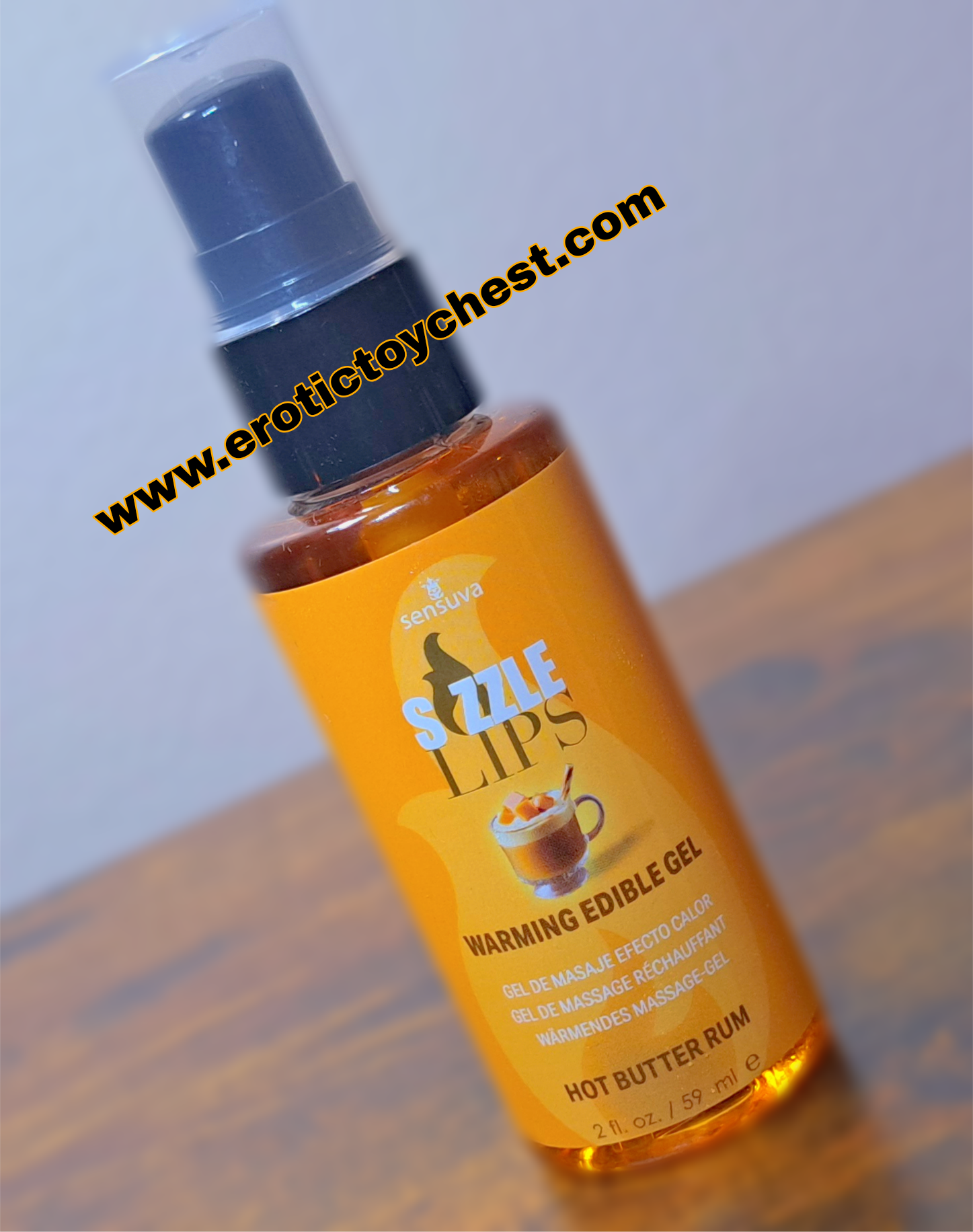 Sizzling Lips Edible Warming Gel 2