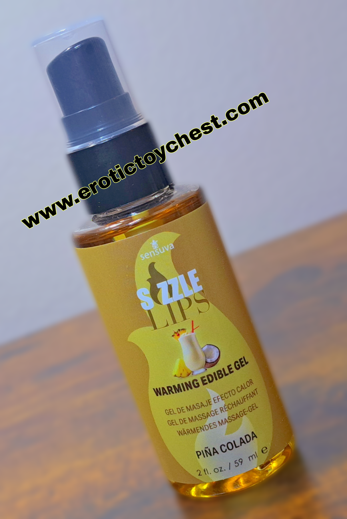 Sizzling Lips Edible Warming Gel 2