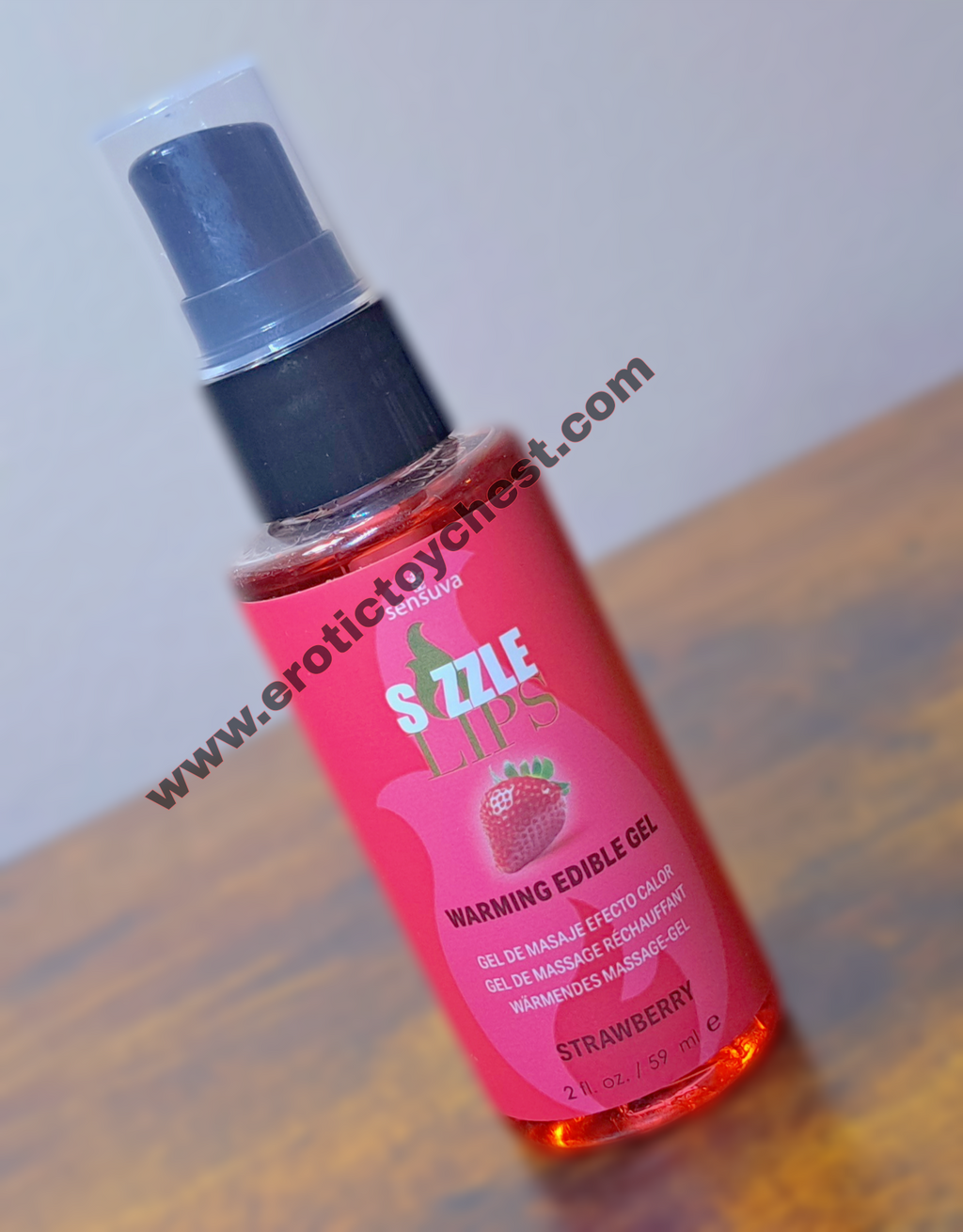 Sizzling Lips Edible Warming Gel 2