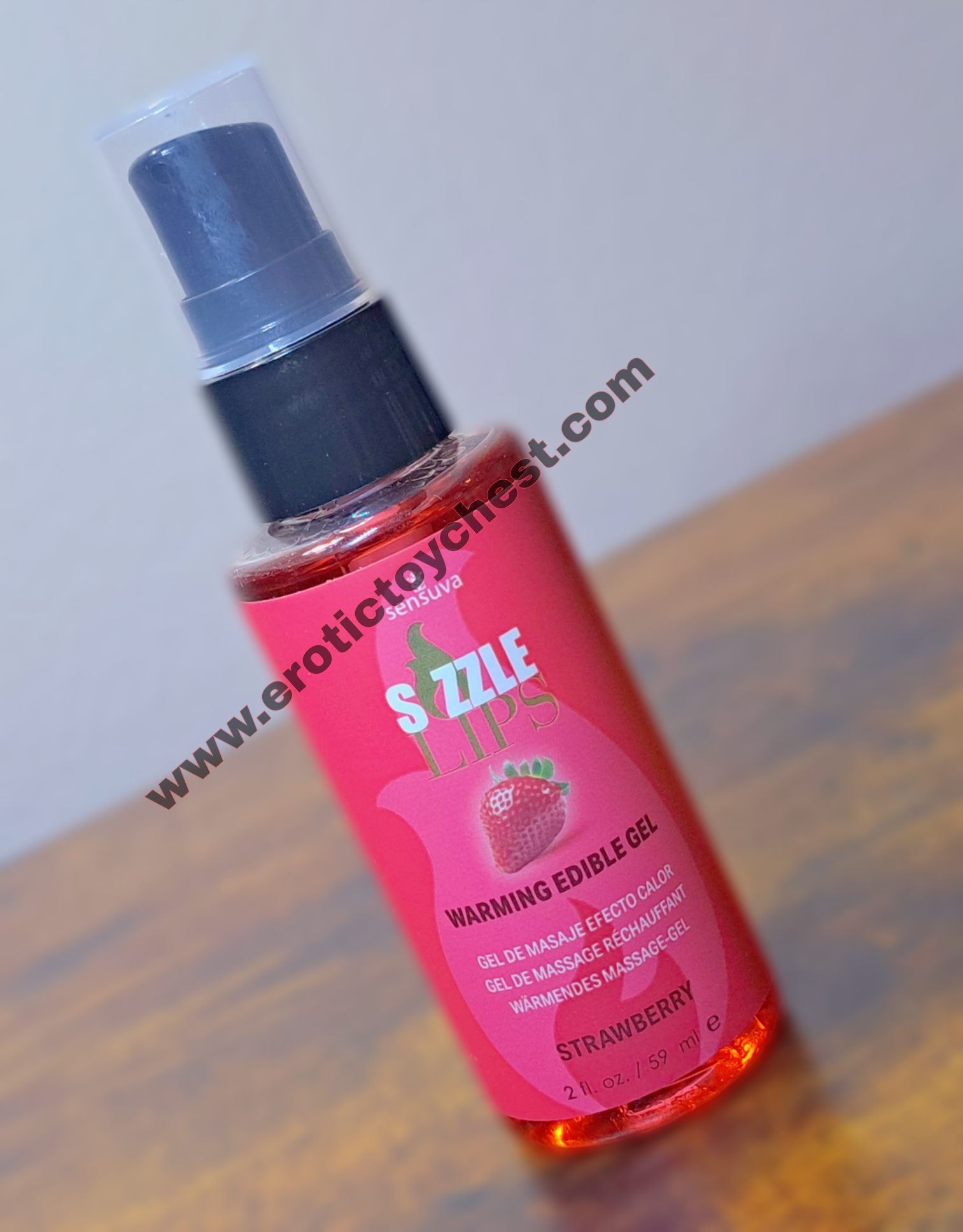 Sizzling Lips Edible Warming Gel 2