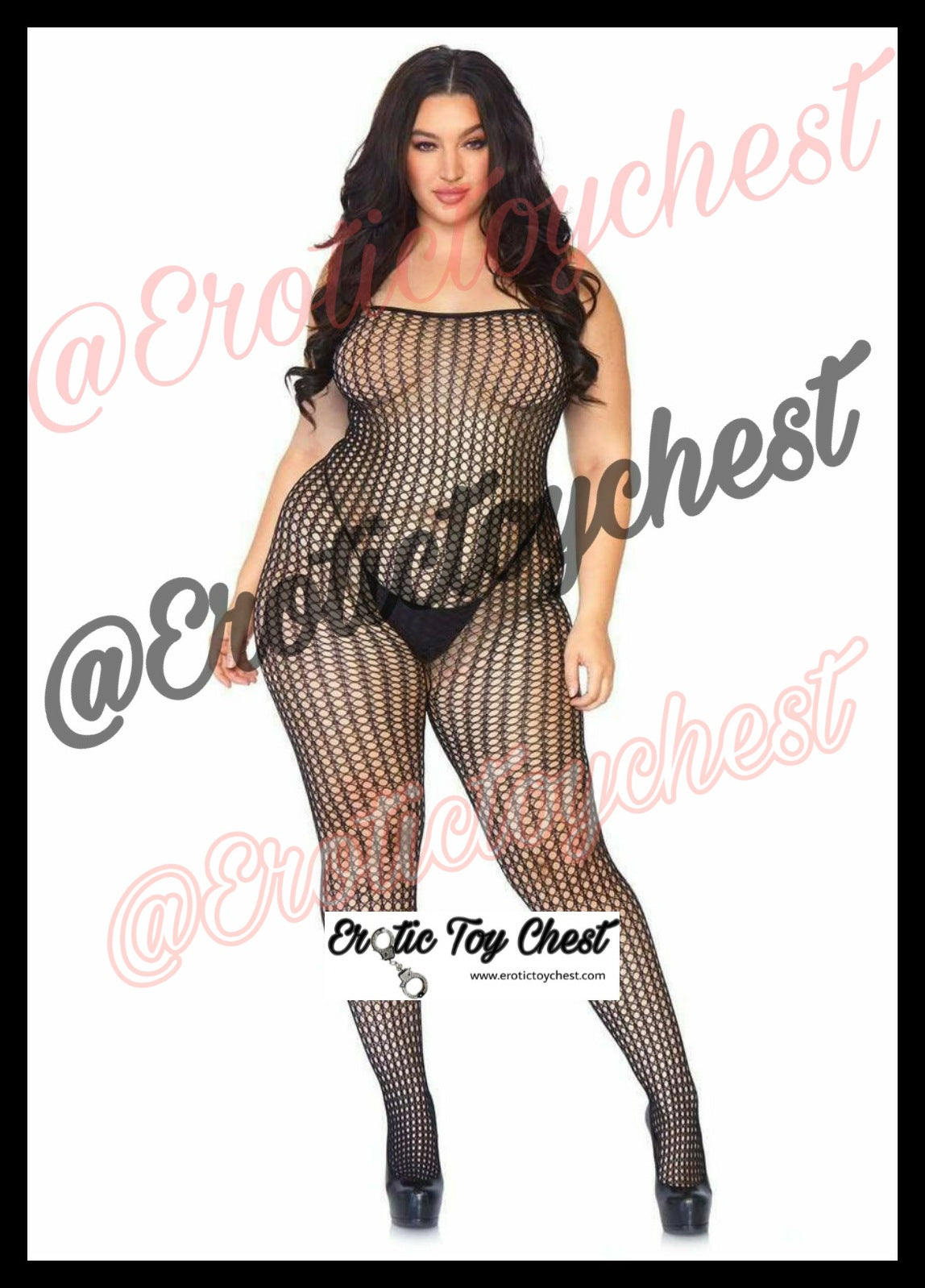 The Dirty Diana Crotchet Bodystocking (Plus Size Available)