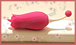 The Rose Licking Massager w/G-Spot Tail